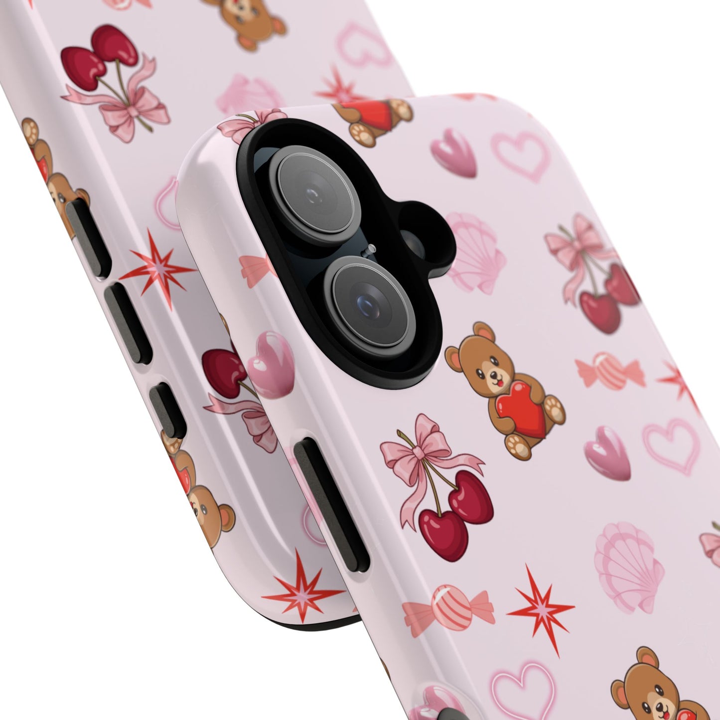Cherry Hearts Phone Case