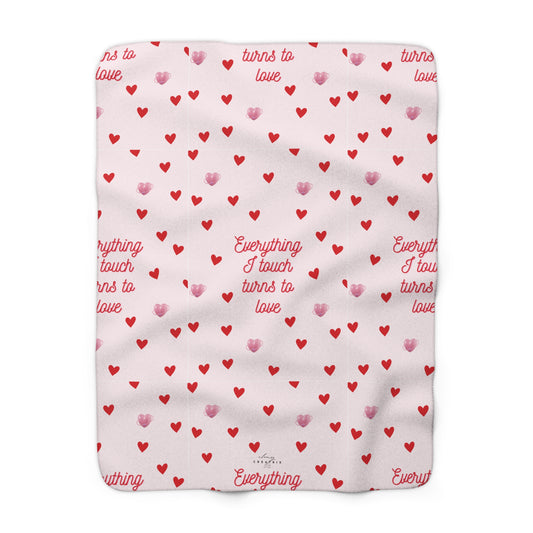 Everything I Touch Turns to Love Affirmation Throw
