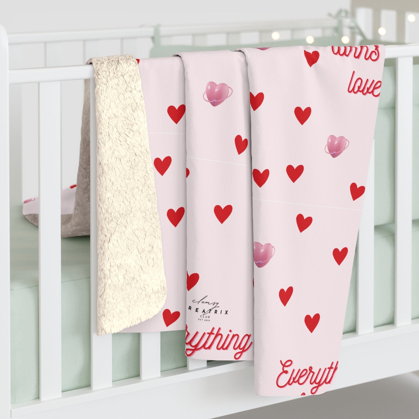 Everything I Touch Turns to Love Affirmation Throw