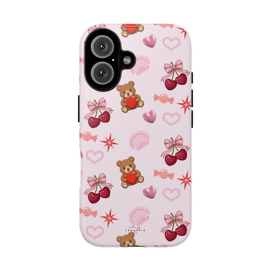Cherry Hearts Phone Case