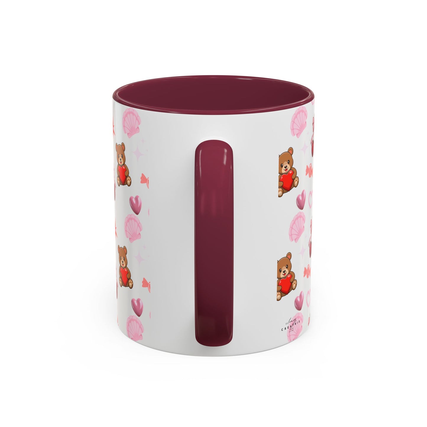 Cherry Hearts Colorful Mugs (11oz, 15oz)