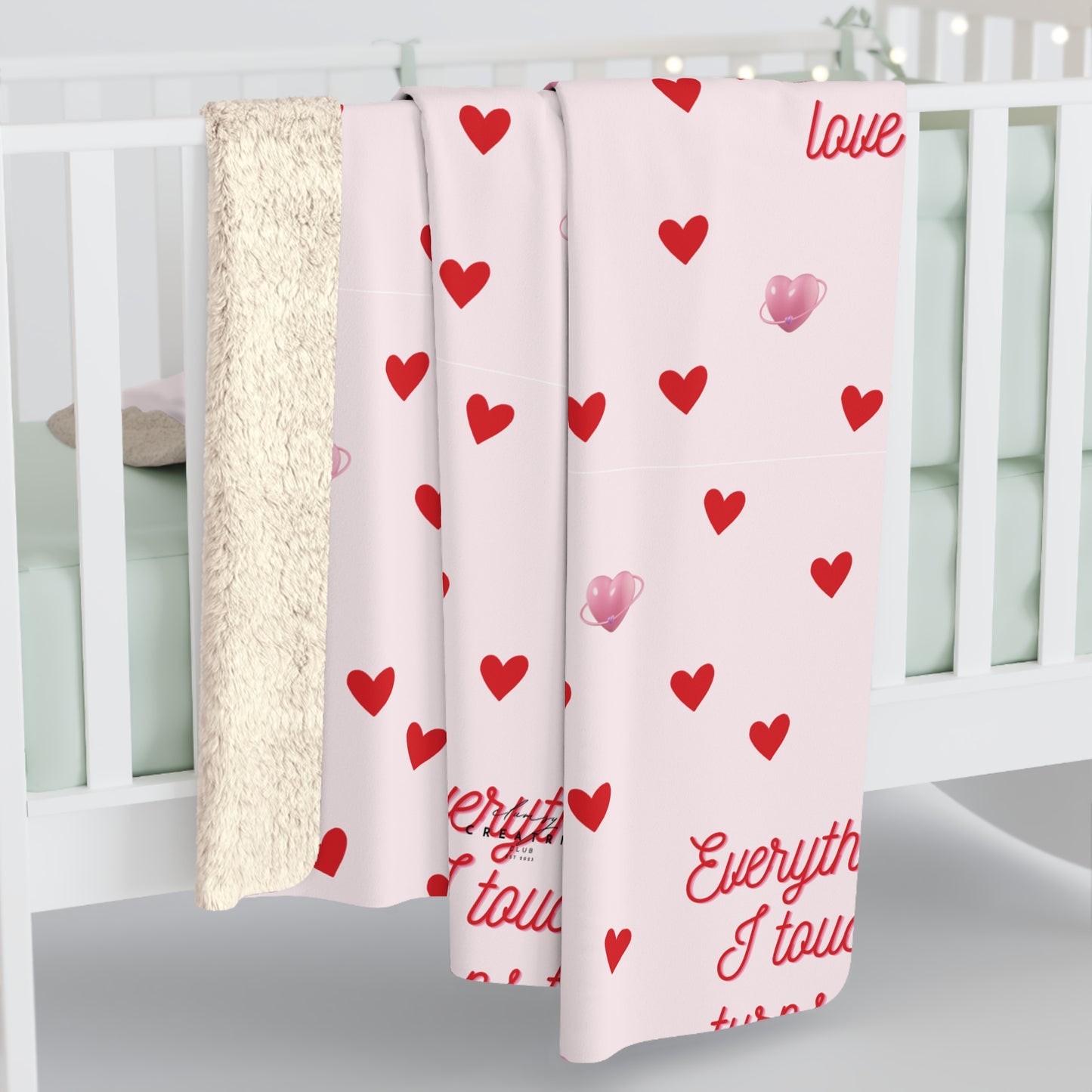 Everything I Touch Turns to Love Affirmation Throw