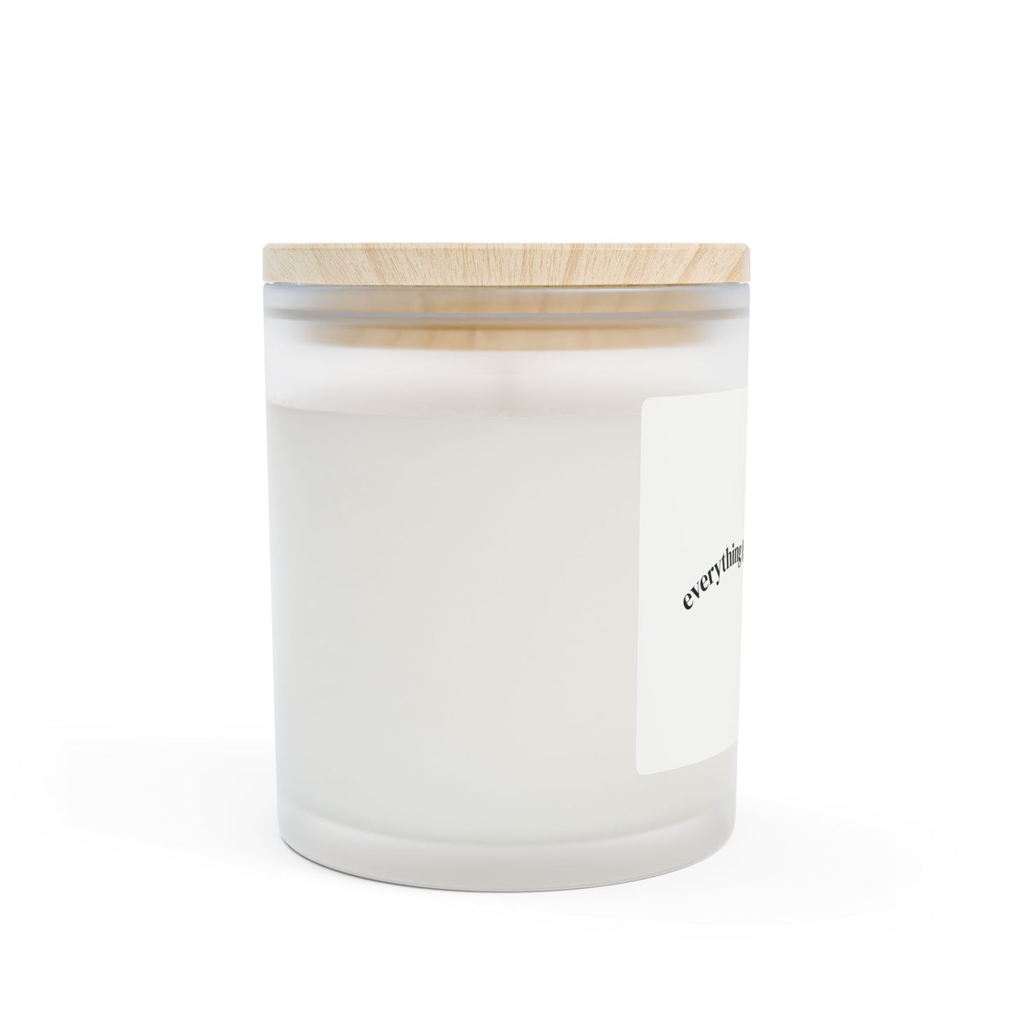 Everything I Touch Turns to Love Candle, 11oz Frosted Glass